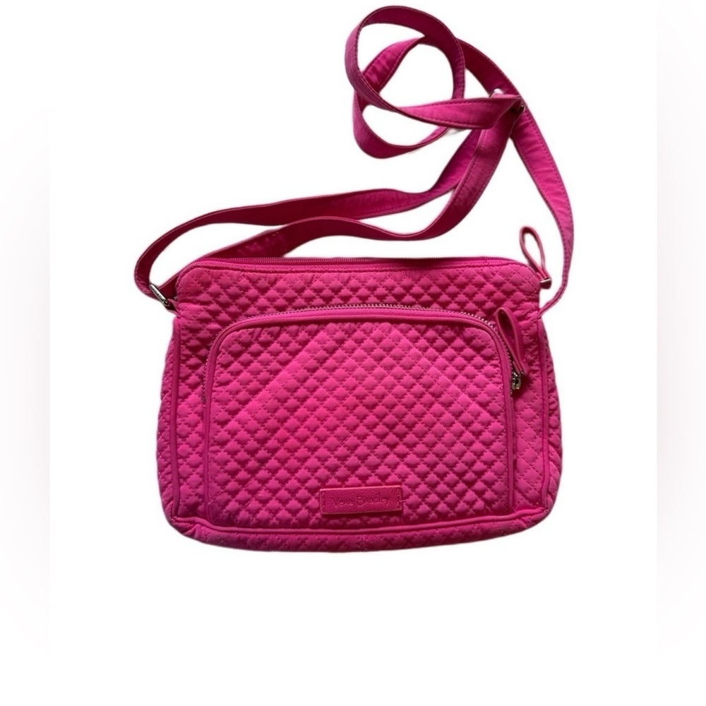 Vera Bradley Pink Crossbody Bag with Quilted Design